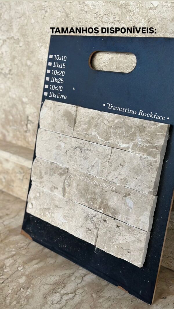 Travertino Rockface 7x23cm - Imagem 5